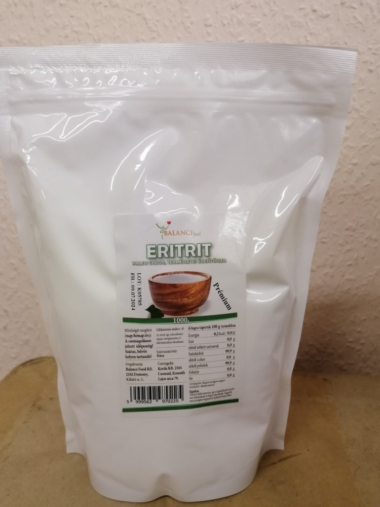 Eritrit Eritritol 1000g 1kg Pr mium Reform s eg szs g