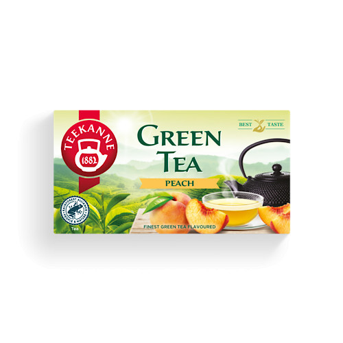 Teekanne, zöld tea, barackos, 35g