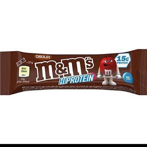 M&M's protein chocolate bar, csokis fehérjeszelet, 51g