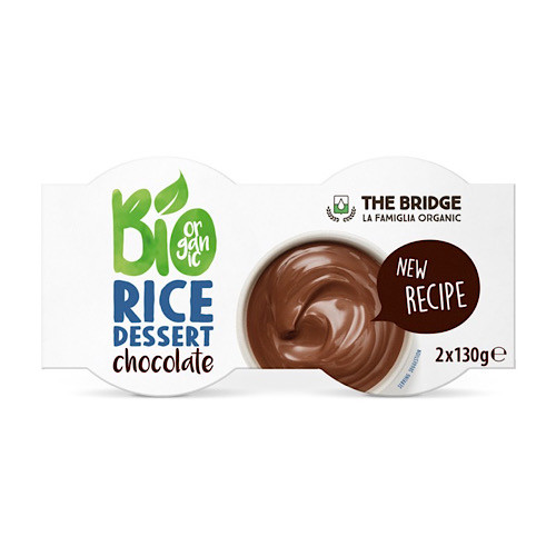 The Bridge Bio rizsdesszert, csokoládés, 2*130g